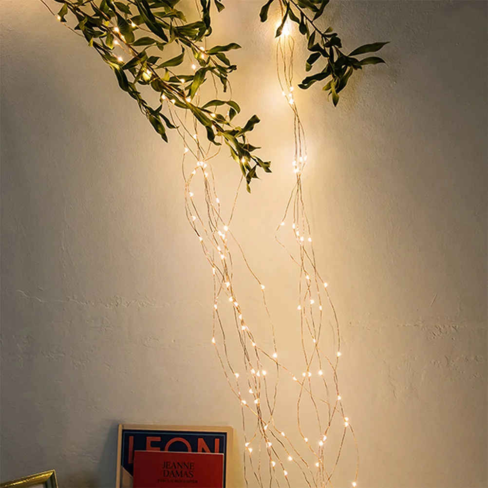 LED Branch Waterfall Light Battery-Operated Waterproof Decorative Branch Waterfall String Light for Garden Outdoor