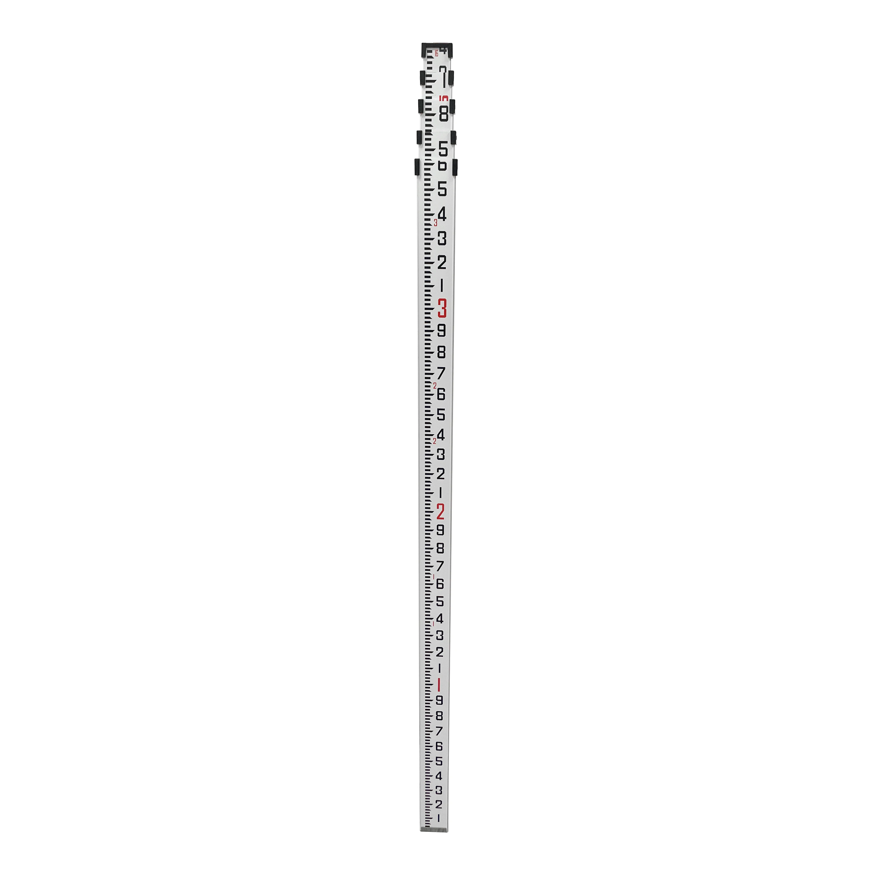 

SC-16FT 16 Feet Aluminium Survey Leveling Staff Rod 5 Sections in Imperial Length Unit Precision Level Measuring Instruments