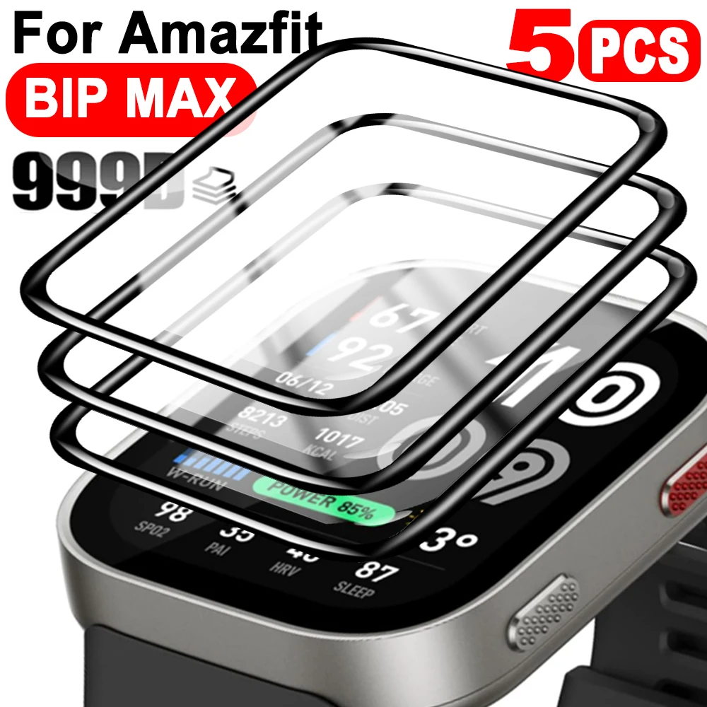 1-5Pcs Composite Film Screen Protector for Amazfit BIP MAX HD Clear Watch Protective Film for Amazfit BIP MAX Not Tempered Glass