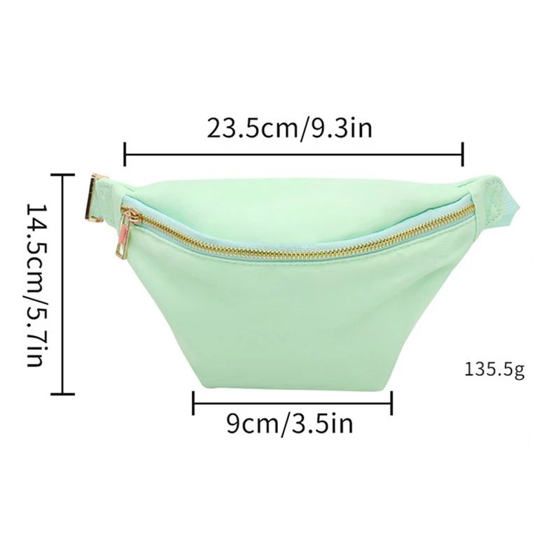 Cinto de Nylon impermeável ao ar livre Fanny Pack, Personalizado Personalizado, DIY Saco Da Cintura, Esportes, Corrida, Maratona, Caminhada, Fitness, Sacos De Ginástica