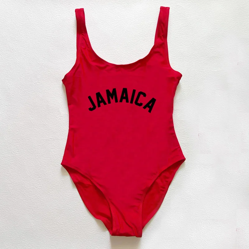 BAE WATCH Swimsuit One Piece Swimwear Women ISLAND VIBES Swimsuits MELANIN Bathing Suit JAMAICA Plus Size Bodysuit S-3XL Woman