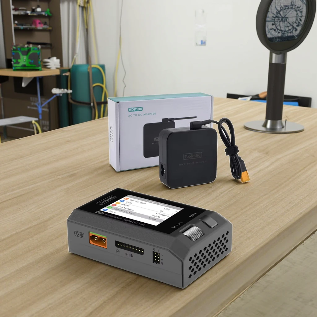 ToolkitRC M8P M8S รุ่นอัพเกรด 600W 20A DC BALANCE Charger Discharger สําหรับ 1-8S LiPo แบตเตอรี่ Checker ESC เครื่องทดสอบตัวรับสัญญาณ
