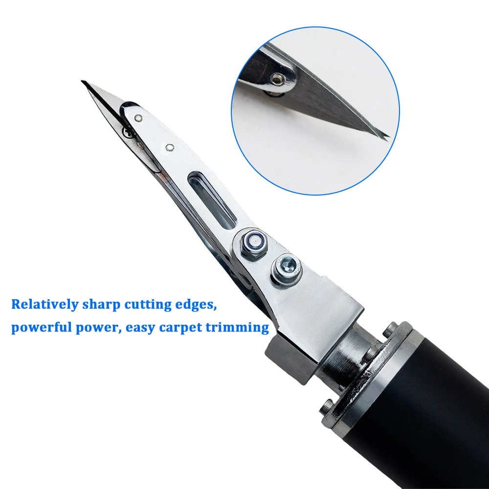 Electric Carpet Carving Scissors Rug Tufting Rug Engrave Trimmer Modeling Scissors with Heat Dissipation 0~4000rpm Adjustable