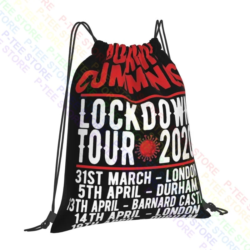 Dominic Cummings Lockdown Tour 2020 Quarantine Social Mens Drawstring Bags Gym Bag Bookbag Outdoor Running