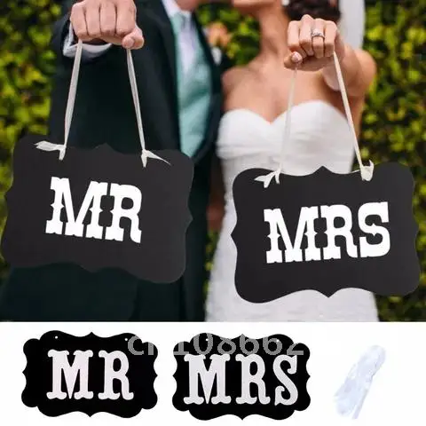 Just Married Mr Mrs Staraise Fun Photo Booth Props Bride Groom Wedding Decoration Photobooth Bridal Shower Event Party Supplies