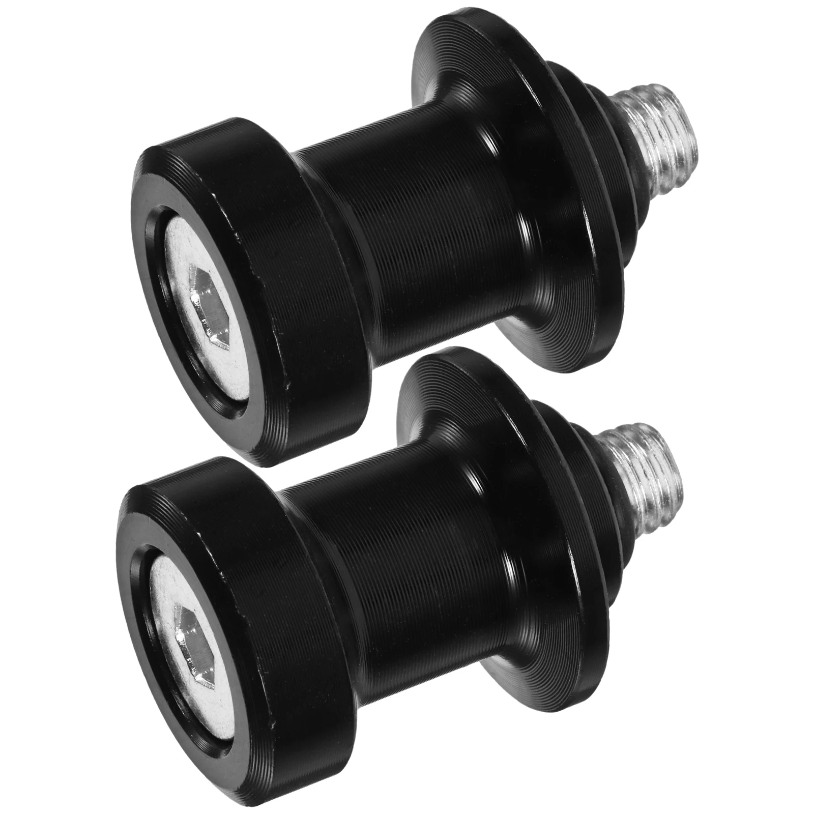 

2pcs Motorcycle Lifting Nail Black 8mm Aluminum Alloy Swing Arm Stand Screw Rear Frame Assembly Durability Performance