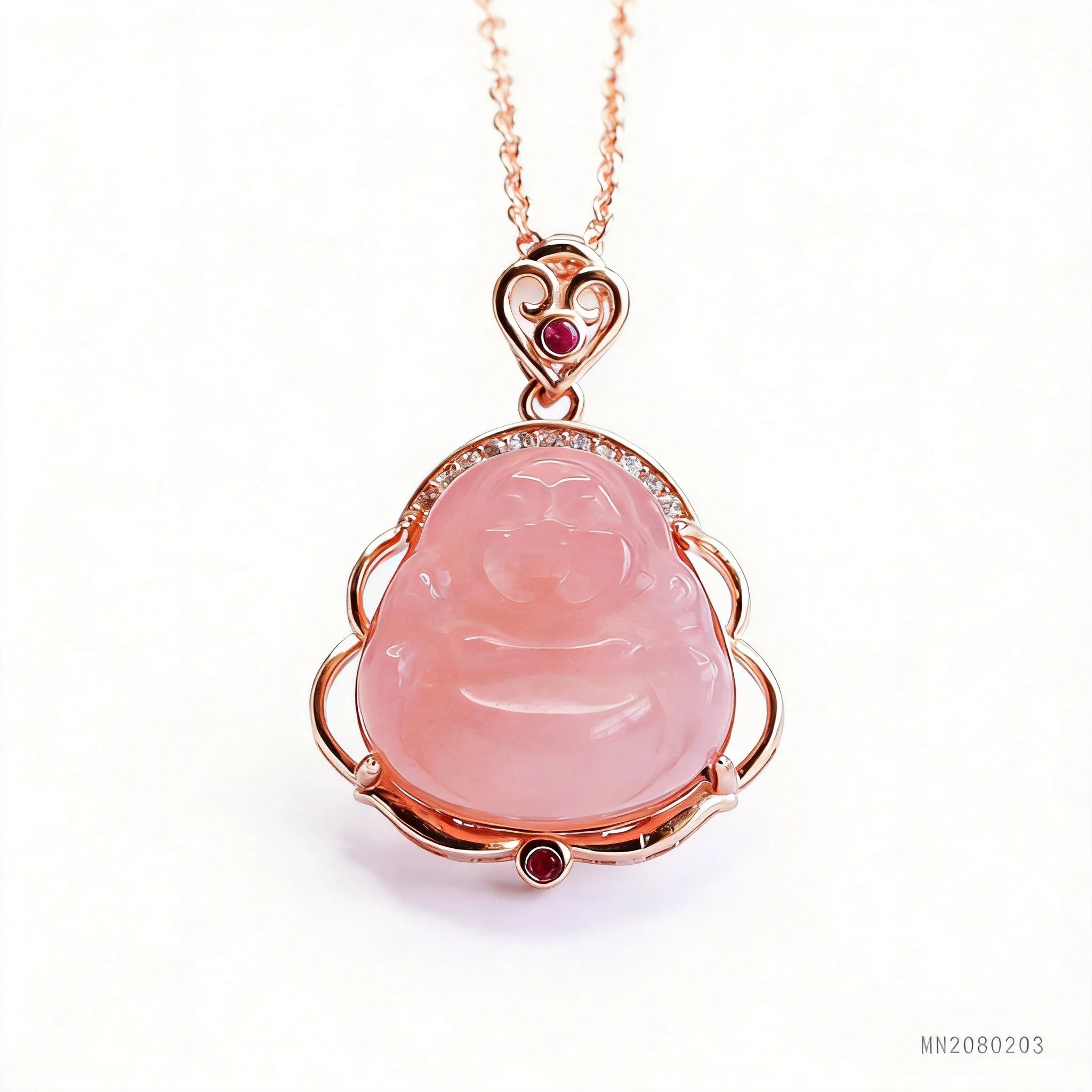 Chinese Style Auspicious Lucky Laughing Buddha Pendant Necklace S925 Silver Inlaid Natural Yanyuan Agate Blessing Wealth Good