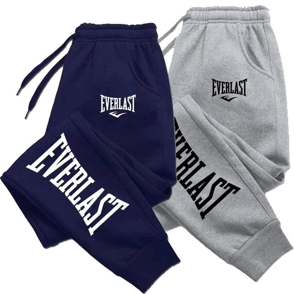 EVERLAST-sudaderas para correr para hombre y mujer, pantalones Polares para correr, ropa de calle, sudadera deportiva de gran tamaño, ropa 2025