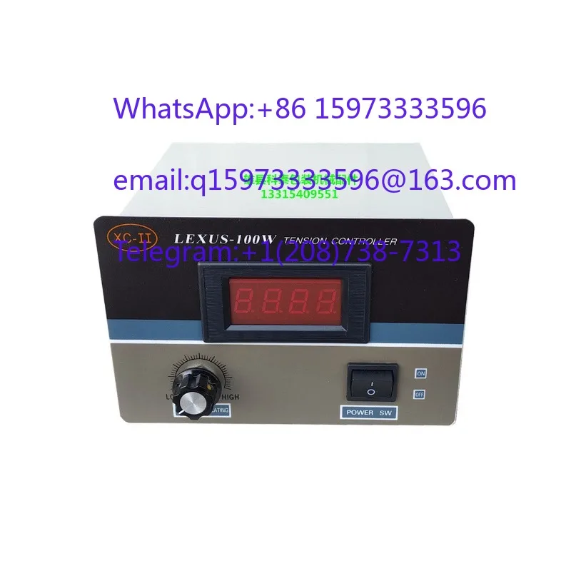 100W DC24V 0-4A Tension Controller and Magnetic Particle Brake for Unwinding Roll and Web Tension Regulation Applications