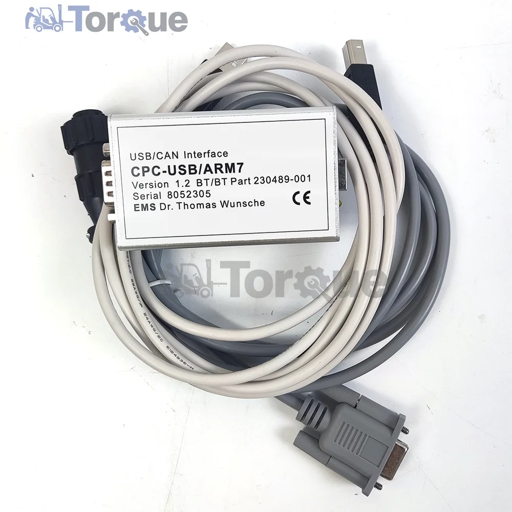 For Toyota BT+ Service Bases TruckCom USB/CAN Interface CPC-USB ARM7 BT 230489-001 Serial 8052305 forklift diagnostic tool