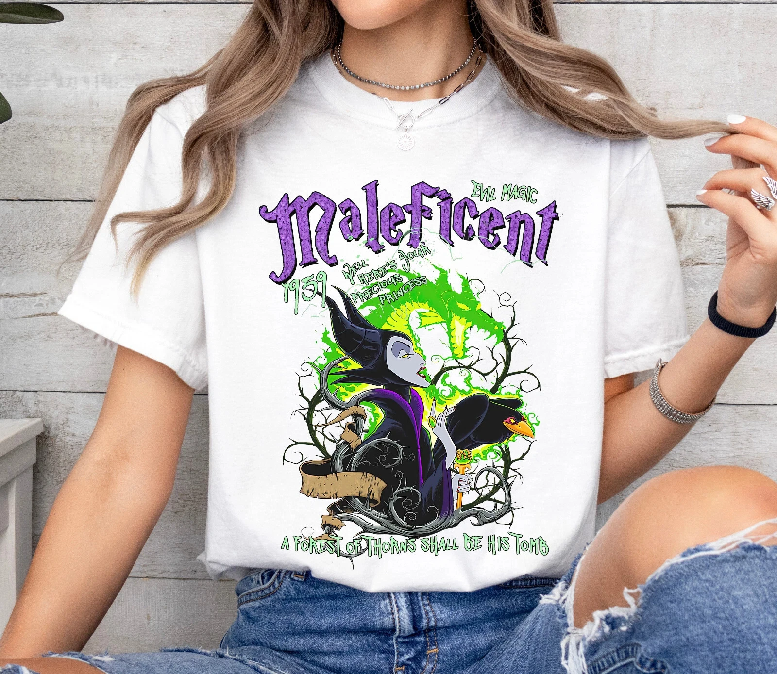 

Футболка с принтом Диснея Малефисенты, одинаковая одежда для мамы и дочки, одежда для мальчиков, одинаковые комплекты для всей семьи, детская одежда