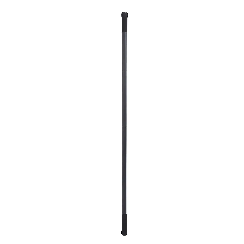 Black Adjustable Metal Yoga Stretch Stick Total length 151cm Steel Portable Fitness Auxiliary Tool Handheld Workout Extend Bar