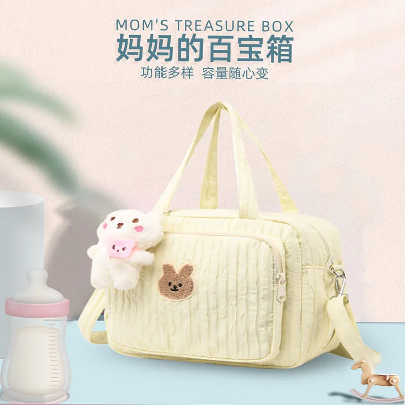 

Little Mommy Bag New Korean Fashion Casual Mother and Baby Bag Cute Simple Mommy Shoulder Bag