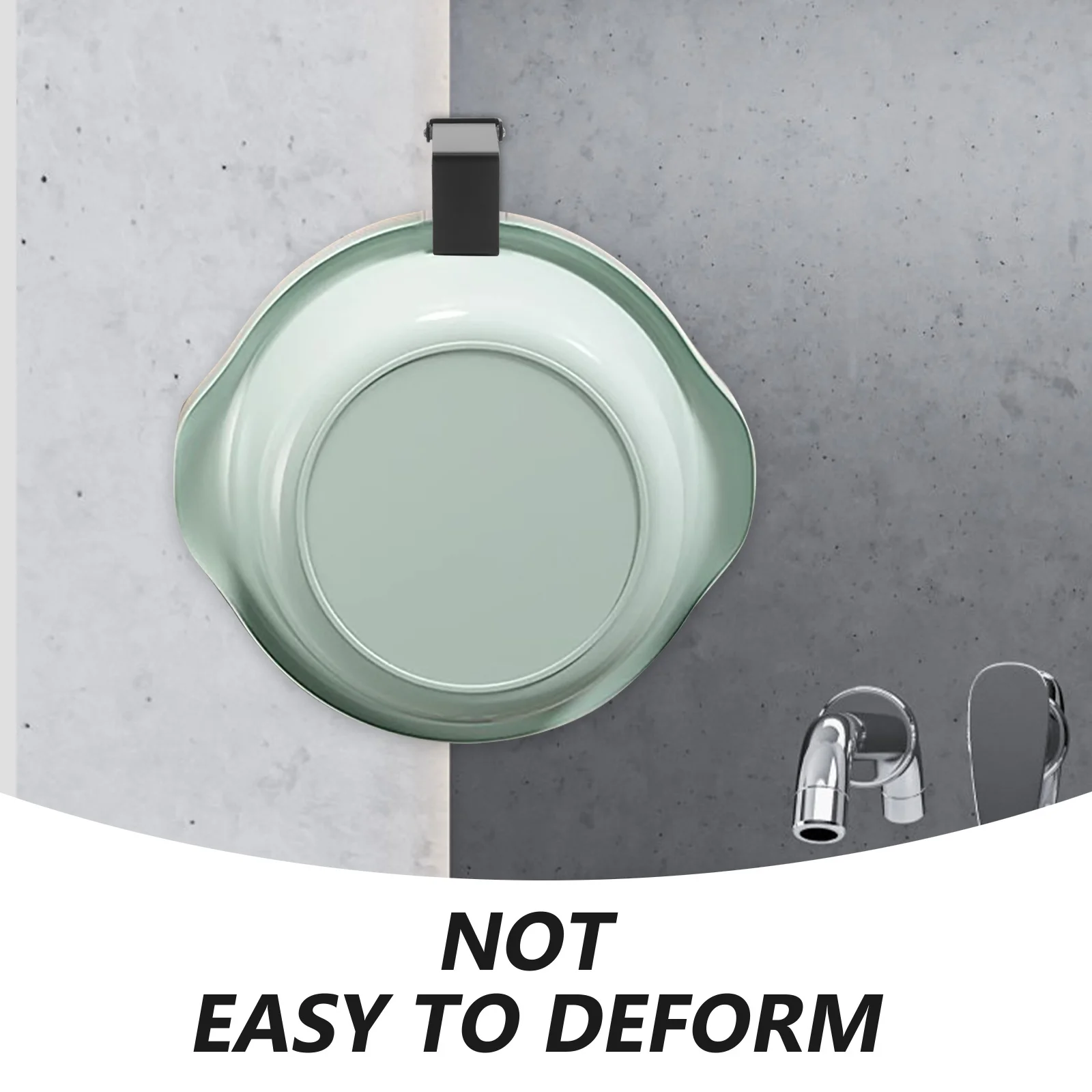 

Bathroom Towel Hook Stainless Steel Adhesive Washbasin Hanger Easy Installation No Tools Required Durable for Tile Glass Painted