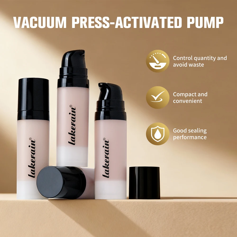 Lakerain destaque fundação glowy super gel leve orvalhado iluminador multiuso primer facial nutritivo não pegajoso primer