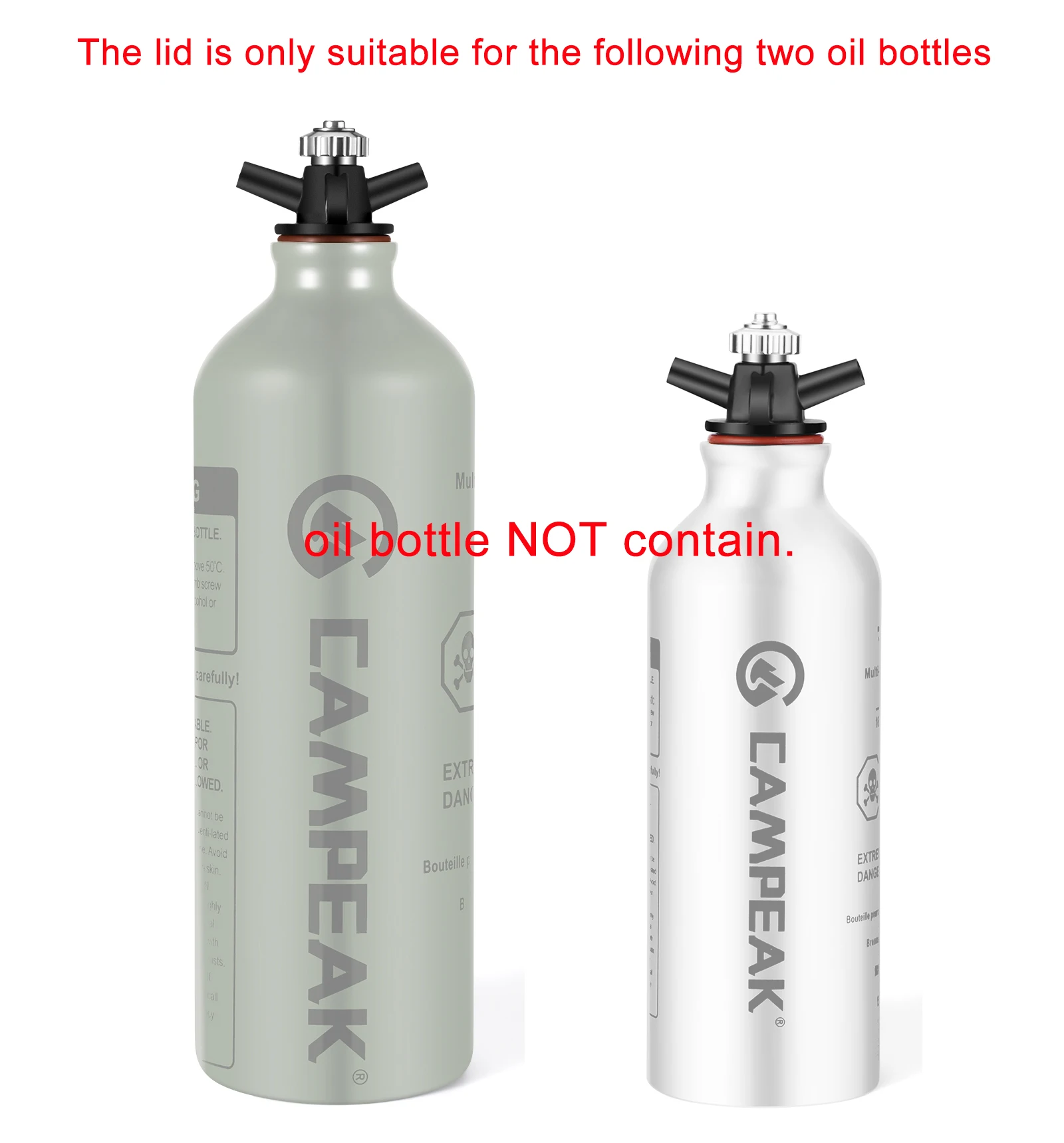 Liquid Fuel bottle safety valve bottle lid cover