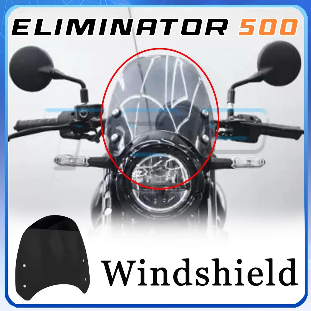 

Front windshield deflector ELIMINATOR 500 transparent small windshield 500 eliminator 500 ELIMINATOR eliminator500