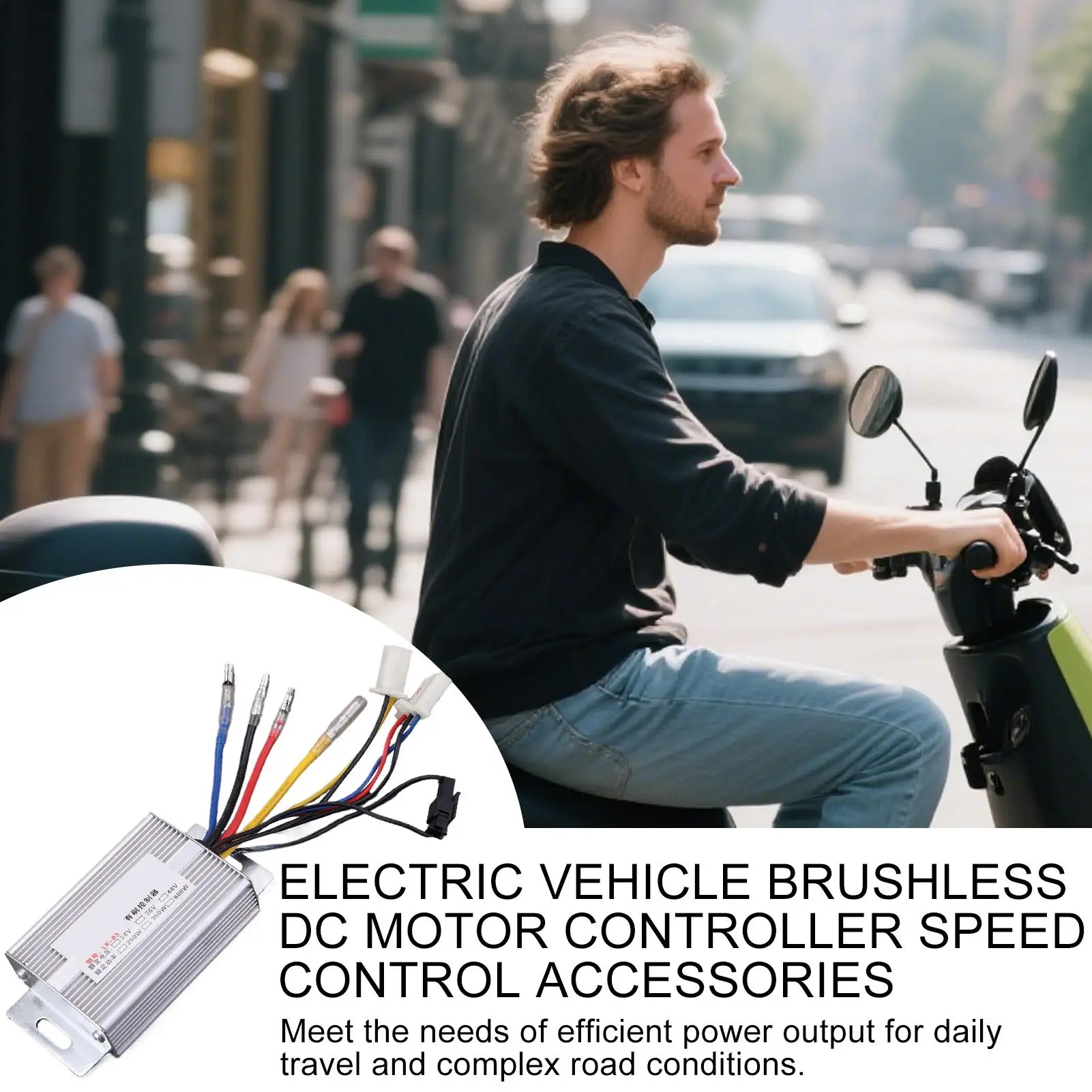 

Electric Bike Motor Controller 24V 250W Electric Scooter Replacement Brushless Controller High Efficiency Bike Supplies For home
