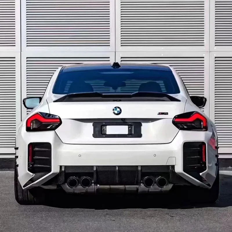 

Для BMW G87 BMW M2 (2023) задний диффузор и передний спойлер из карбона | Стиль MP | Легкий диффузор-спойлер для заднего бампера (для дооснащения)