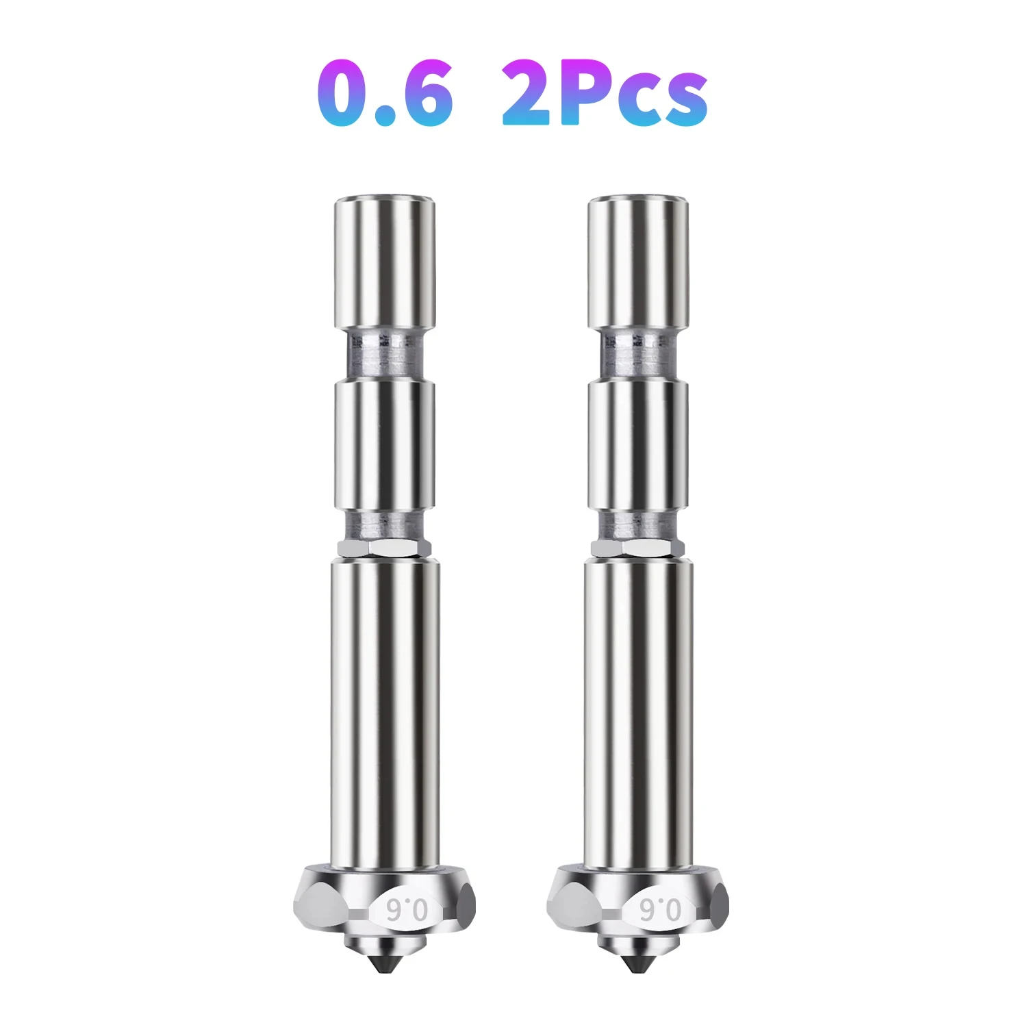 Für Anycubic Kobra 3 Max Hotend 0,4 0,6 0,8mm Combo Schnellwechsel Integrierte Düse aus gehärtetem Stahl