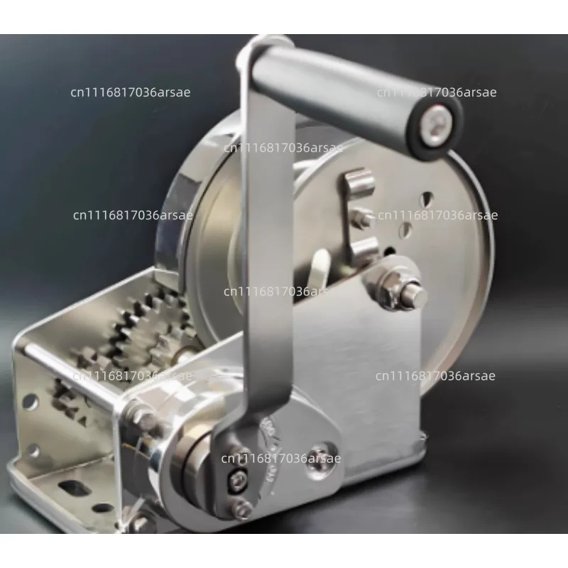 304 Stainless Steel Two-way Self-locking  Crank Manual Winch