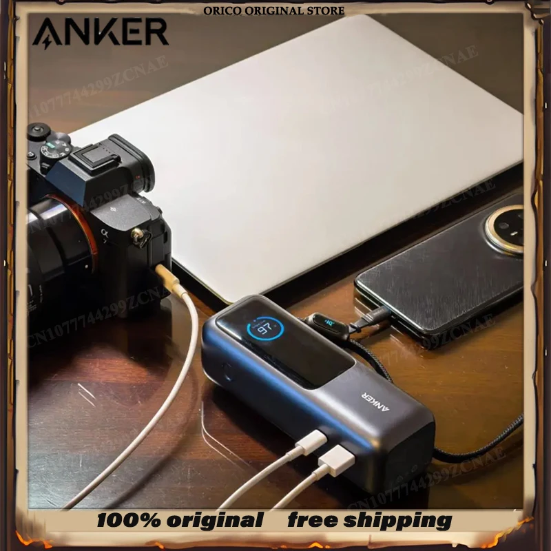 Anker Zolo 165W Max Power Bank 25000mAh Cables de alta capacidad carga rápida banco de energía para teléfono móvil Anker A1695 ANKER 165W regalo