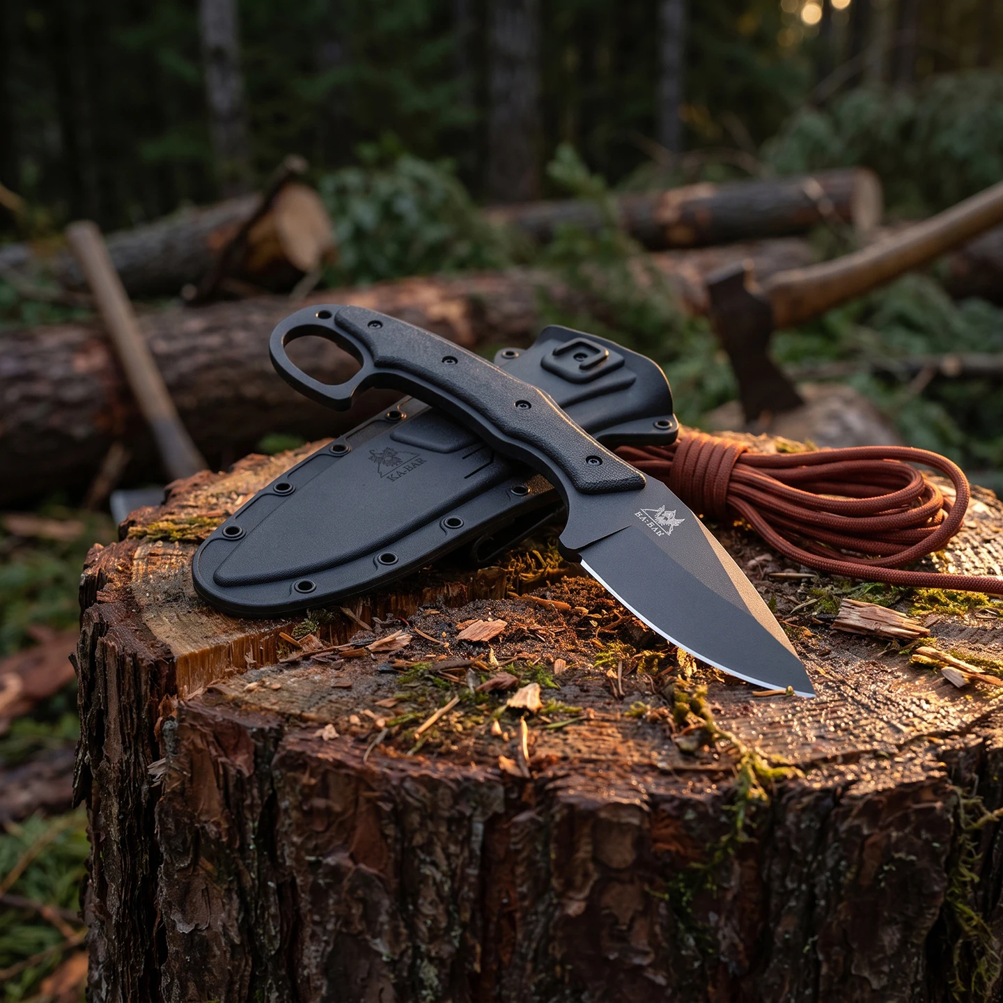 KB--2491 Outdoor Equipment Small Straight Knife Multi-purpose Tool for Camping and Hiking Compact Knife Portable K Sheath - view 3