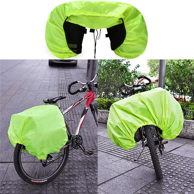 1PCS Driving Bag Cover Bicycle Backpack Rain Cover Mountain Bike Road Bike Rear Shelf Bag Luggage Bag Rain Cover