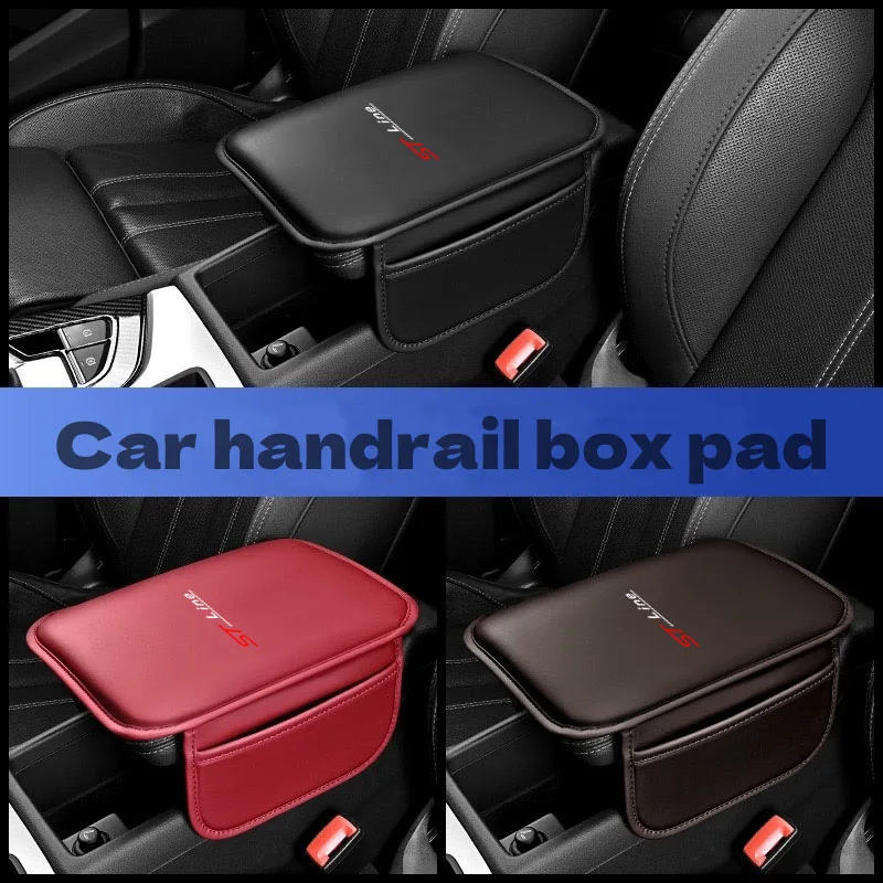 Car Center Console Armrest Box Mat Cushion For ST Line MK3 MK2 MK5 Fiesta Focus ST Kuga Mondeo Auto Accessories view 6