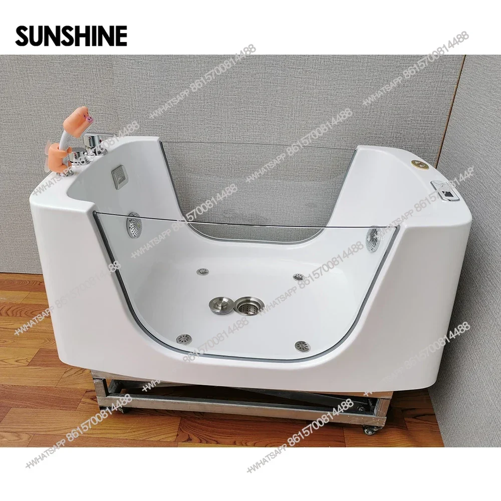 

Acrylic Electric Grooming Salon Pet Water Spa Dog Bath Tub Ozone Therapy Bathing Tubs Price Bathtub