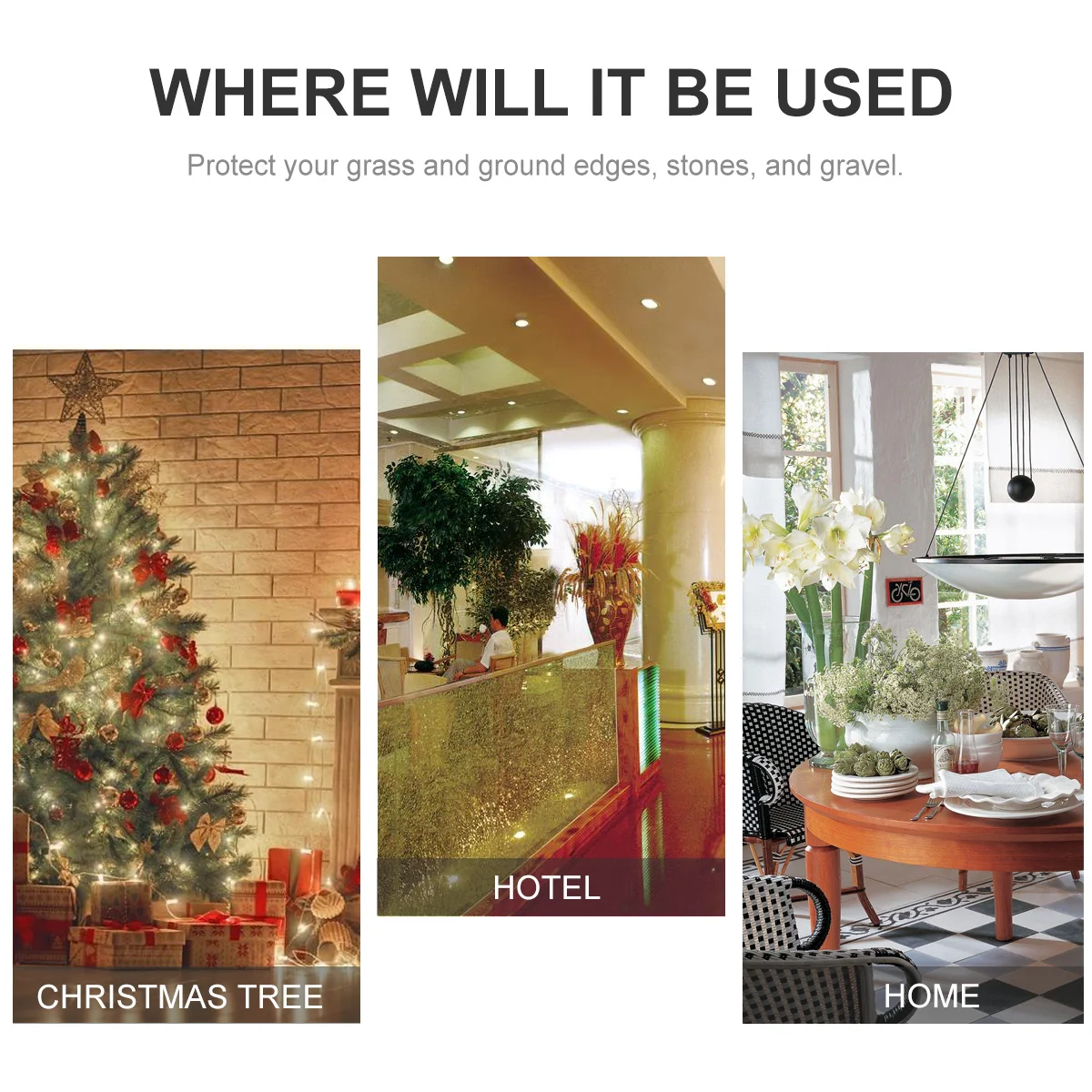 

1Set Wood Fence 1.2 Meter Uneven Edging Patio Decorative Lawn Garden Xmas Tree Miniature Yard Fence Landscape Wood Fences