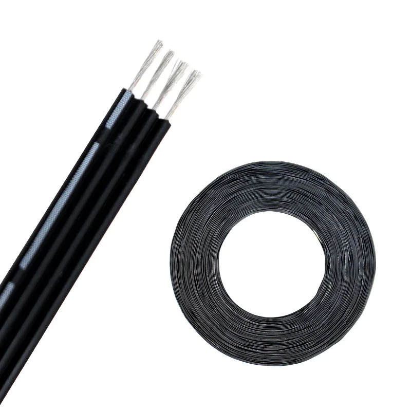 Super Soft Silicone Parallel Cable 30/28/26/24/22/20 AWG 2P/3P/4P/5P/6P/8P Multi-core Silicone High Temperature Cable LED Wire