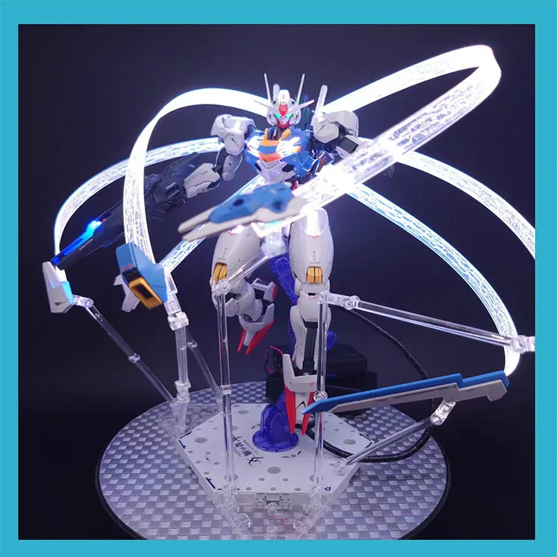 New Kosmos Fm 1/100 Gundam Aerial Mobile Suit Gundam: The Witch From Mercury Cool Illusory Color Lamp Group Collectible Gifts