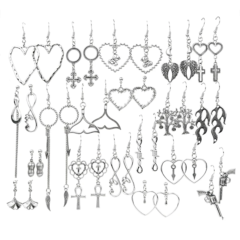 2023 Novo Estilo Simples de Metal Brincos Mulheres Longa Borla Cadeia Brincos Para As Mulheres Assimetria Oscila Brincos