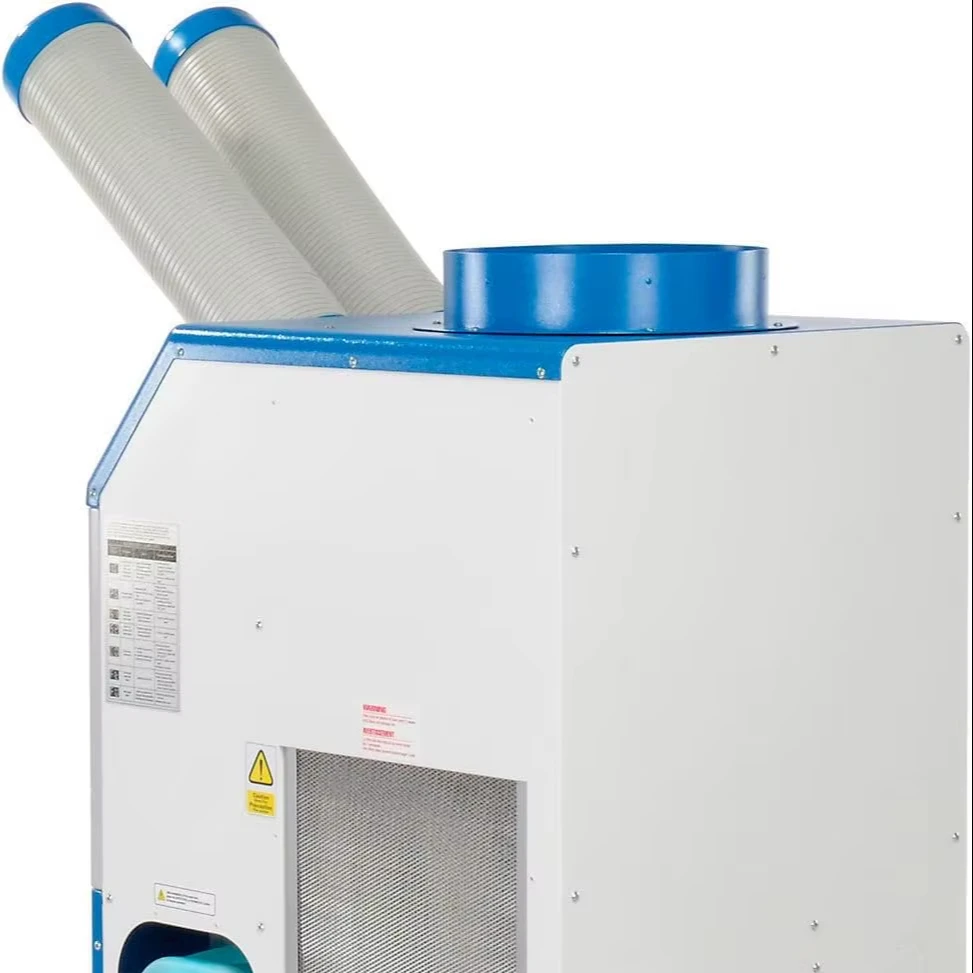 

Промышленный портативный переменный ток, 1,5 тонны с форсунками холодного воздуха, 16 000 БТЕ, 115 В