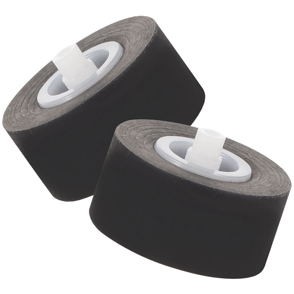 

2 Pcs Tape Recorder Pinch Roller Wheel Bearing Cassette Deck Pulley Wheels Black for Radio