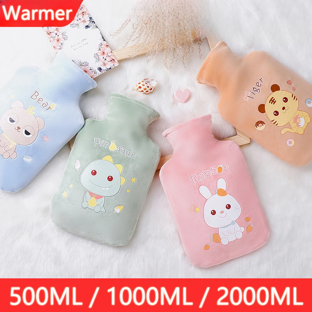 

Winter Hot Water Bottle Bag for Girls Plush Shoulder Hand Warmer Heat Pack Warm Belly Instant Hot Pack Winter Water Heating Pad