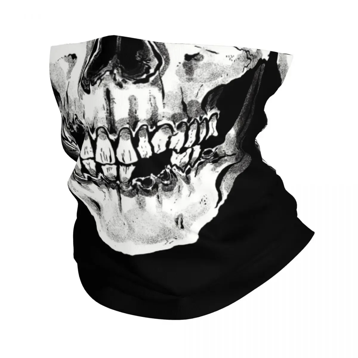 Bandana clásica con estampado de calavera para hombre y mujer, pañuelo multiusos para pesca, lavable, Unisex