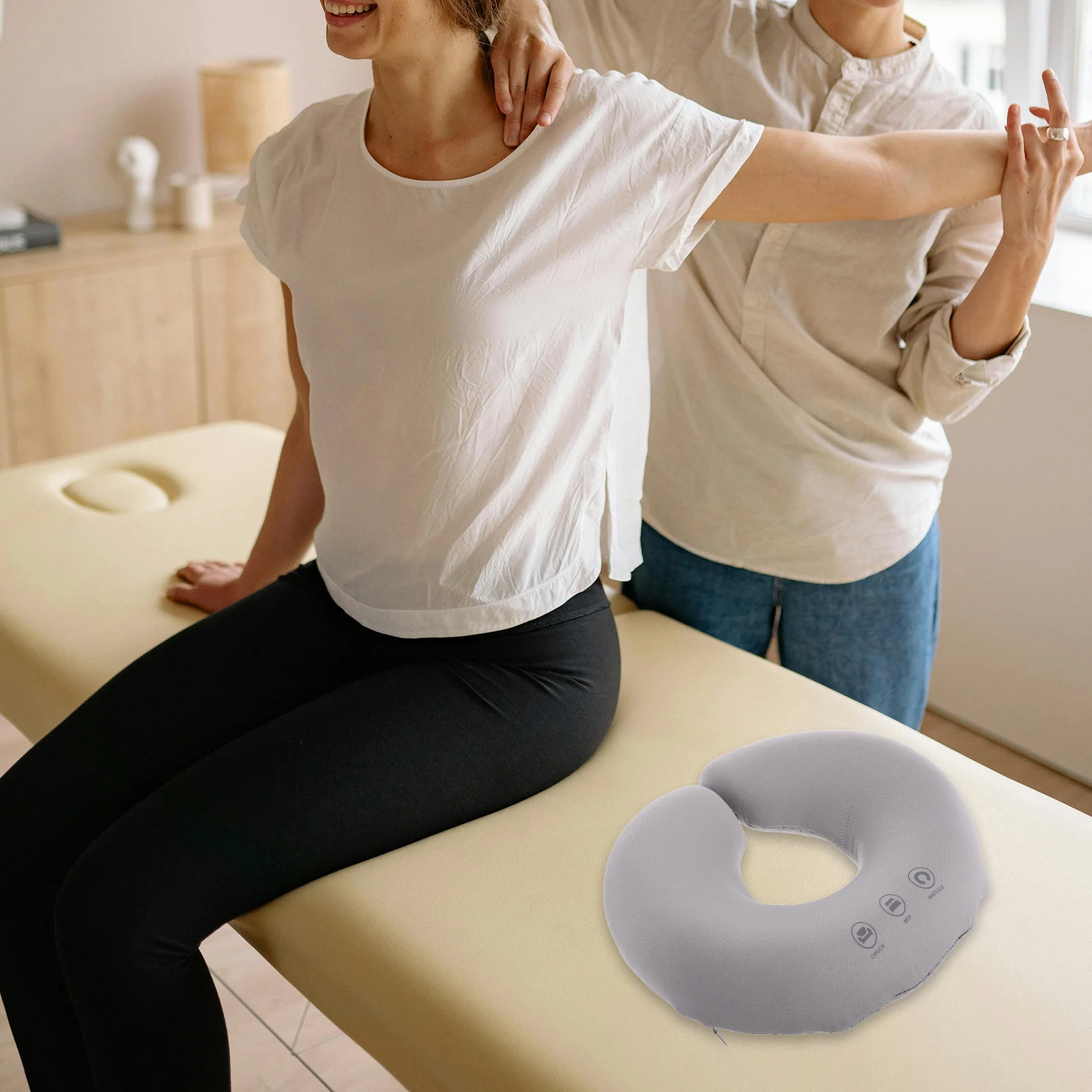 

Massage Table Face Pillow U-Shaped Soft Cushion for Beauty Spa Facial Massage Headrest Accessory Facial Cushion