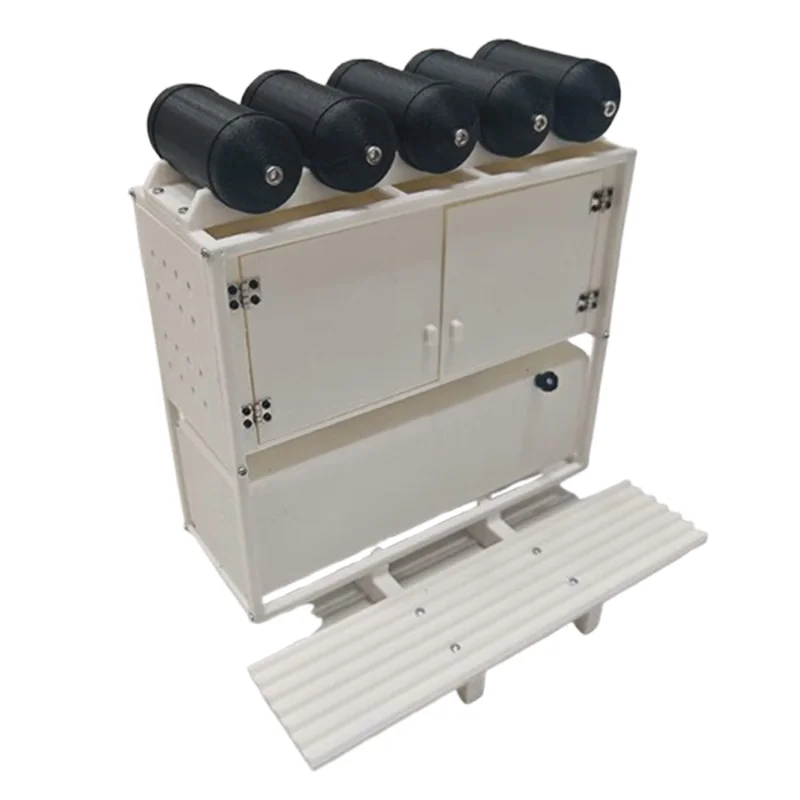 헤비 드래그 장비 랙 헤비 듀티 트럭 모델 장비 랙 도어 1/14 Tamiya RC 트럭 트레일러 티퍼 업그레이드 부품용 열림