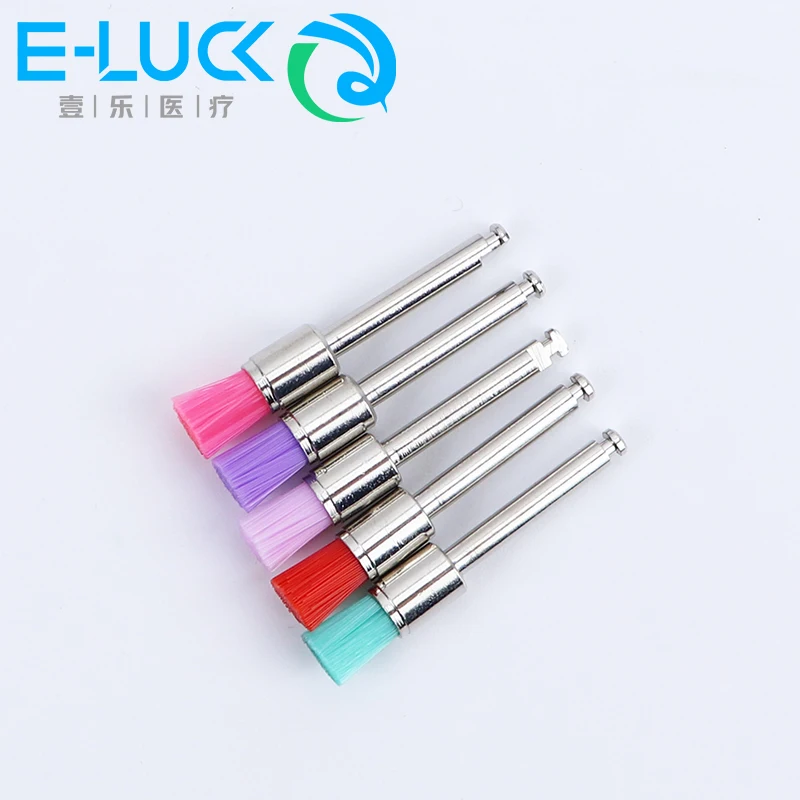 100pcs Dental Polishing Brushes Prophy Prophylaxis Brush RA Shank 2.35mm Disposable Dentistry Materials