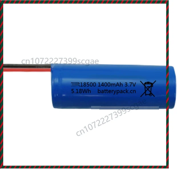 2pcs ICR18500 Lithium Battery 3.7V 1400mAh 5.18Wh For Bayer M3 Portable Water Flosser