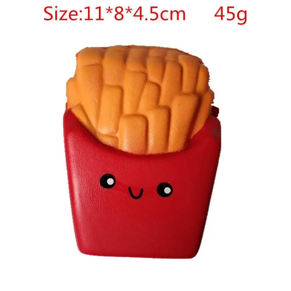 Simplicity PU French Fry Toys Cute Creative Anboor Squishies Decompression Soft Gift Collection