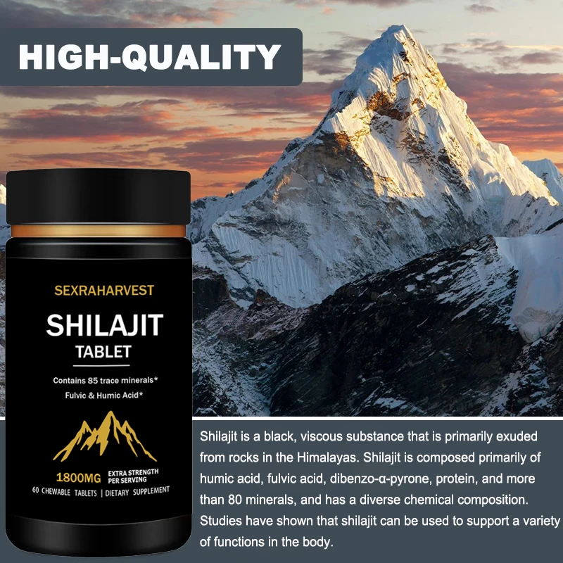 Original Shilajits High Purity Mineral Supplements Natural Organic Shilajit with 85+ Trace Minerals Enhance Men Performance