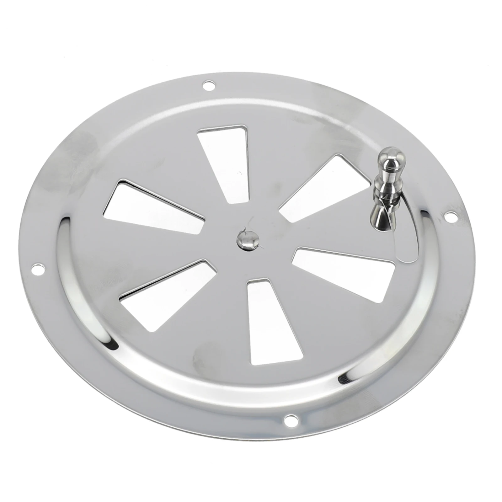 

Marine Air Vent Butterfly Accessories Boat Parts Round Louvered Vent Silver Stainless Steel 125mm (5inch) Durable