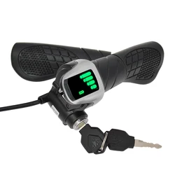 36V Ebike Throttle Mountain Bike Accelerator Electric Bicycle Display Speed Control Handlebar Lock Throttle Accelerator