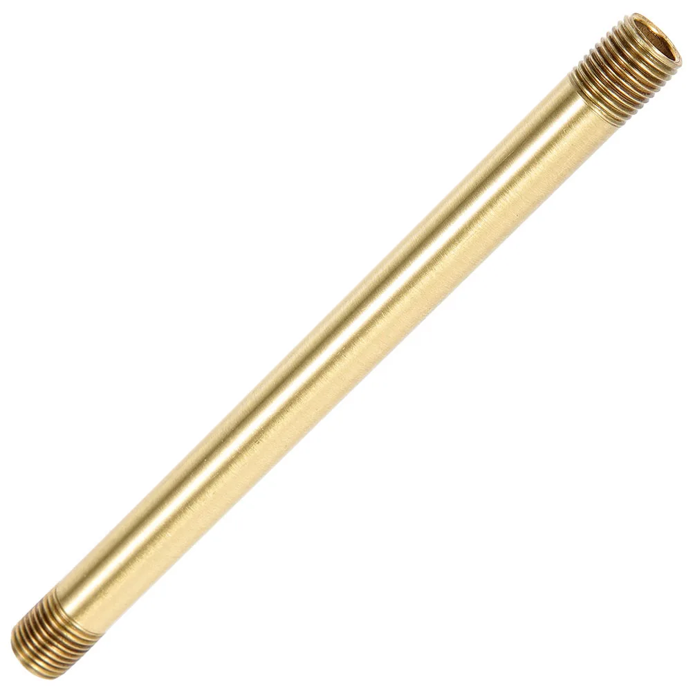 

M10 Copper Straight Pipe Lamp Stem 200mm Threaded Ends for DIY Lighting Fixture Parts Table Lamp Repair Wall Lights
