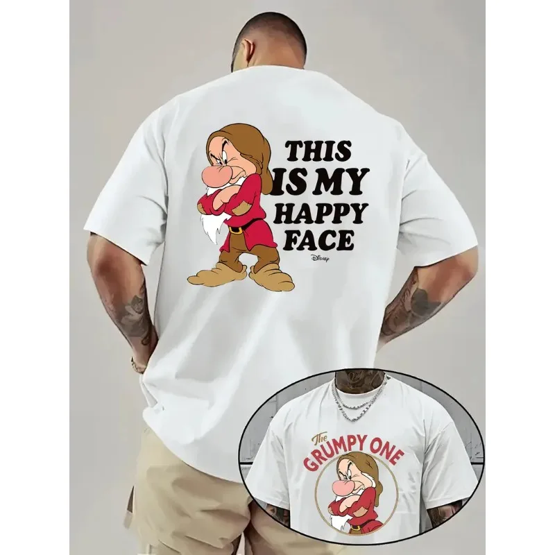 

Disney Seven Dwarfs 3D Printed Men's T-Shirt, Quirky Image of Dwarves, Breathable and Quick Drying Top