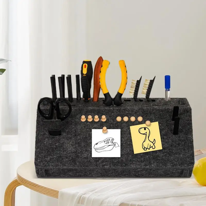 3D Printer Tools Holder Compact 3D Printer Tools Storage Felt Holder Accessories With 24 Slots For Desktop Studio Craft Workshop