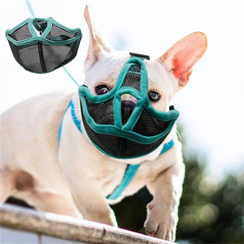 New Comfortable and Durable Mesh Muzzle - Ensuring Safety and Peace of Mind for Your Beloved Pet on Walks, Outings, Training, Gr